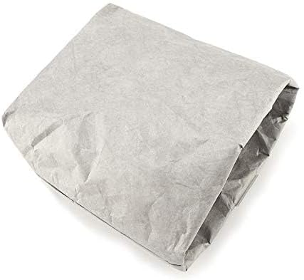 TOPINCN Bolsa de almuerzo impermeable con aislamiento térmico para almacenamiento de papel kraft para mujeres y hombres, picnic al aire libre (gris)