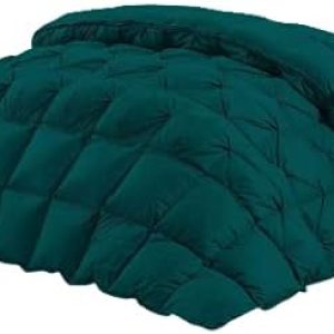 Edredón plisado de plumón de ganso de media pellizco, relleno de edredón KingCal King, potencia de relleno de 750+, algodón egipcio 800 hilos, tela Edredón plisado de plumón de ganso de media pellizco, relleno de edredón KingCal King, potencia de relleno de 750+, algodón egipcio 800 hilos, tela