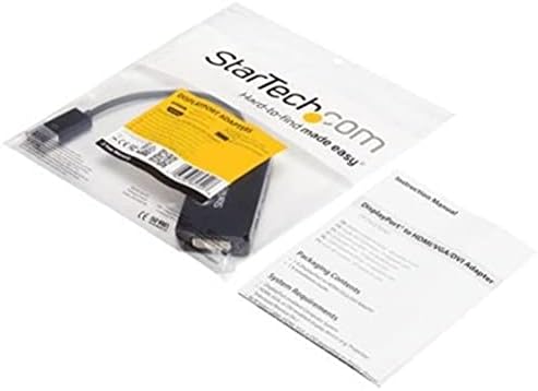 StarTech.com Convertidor de adaptador de video múltiple DisplayPort 3 en 1, portátil DP de 1080p a HDMI, VGA o DVI, monitor o proyector (DP2VGDVHD),