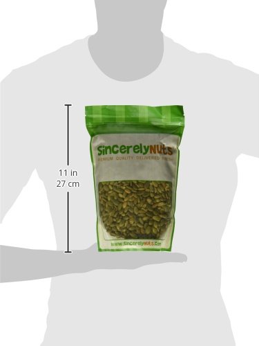 Sincerely Nuts, Semillas de Calabaza Sin Cáscara Saladas, Pepitas Ricas en Nutrientes, Inigualable Sabor y Frescura, Kósher 100% Certificado