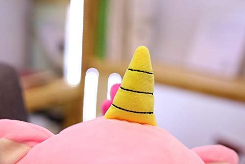 Lindo animal de peluche de ardilla para cosplay como unicornio rosa, juguete de ardilla suave con disfraz de unicornio, juguetes de peluche de gran