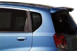 JSP Alerón de techo de repuesto para Chevrolet Aveo de 5 puertas 2007-2011, estilo OE, fibra de vidrio reforzada, imprimación gris, lijado suave,