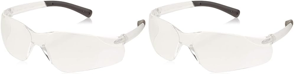 MCR Safety – Bearkat Bk1 Series – Gafas de seguridad transparentes Uv-Af (BK110AF) (paquete de 2)