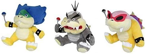 Morton Jr Ludwig Roy Koopa – Juguetes de peluche de 7 pulgadas, figura de animales de peluche de Koopalings, colección de anime suave, juguete nuevo