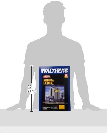 Walthers HO Scale Cornerstone Series174 Medusa Cement Company 9 x 7 x 11″ 8.9 x 6.9 x 10.8 in