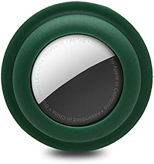 Air Tag – Funda adhesiva de silicona para Apple Airtag con soporte protector de silicona para Apple AirTag, portátil y antiarañazos, buscador de