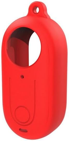 Coyktonty – Funda de silicona 2 en 1 + cubierta de lente para Insta360 GO 3, funda protectora de silicona (negro)