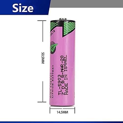 XIAOXX (6 unidades) 3.6V 2400mAh TL-5903 AA batería de litio SL-360 TL-2100 PLC 6ES7971-0BA00 para Siemens S7-400 ER14500 PLC máquina para 2.4Ah