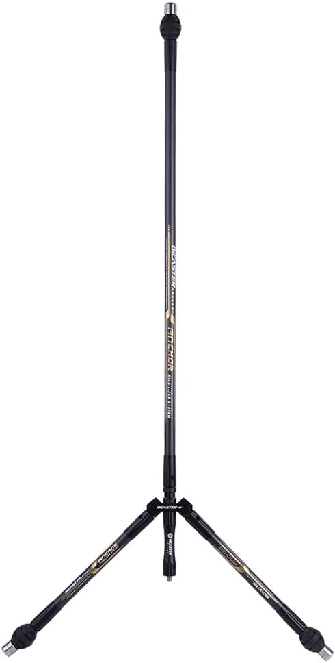 BICASTER Sistema estabilizador de tiro con arco 3K hecho en carbono, juego completo