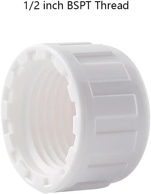 Tapón de rosca hembra de extremo de accesorios de tubería de PVC para rosca BSPT de 12 pulgada..