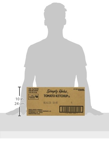Heinz Ketchup de tomate, 1000 unidades