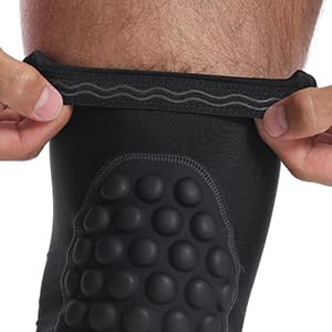 Rodilleras de voleibol para adultos, protección de compresión para piernas para jóvenes y adultos, deportes, fútbol, baloncesto y correr (talla M,