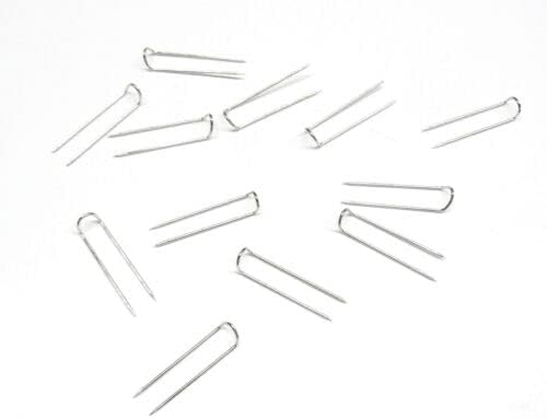 Joyas U-Pins Display Pads Pins Silver Jewelry 1000pc Tono Plata 1″ U Pines