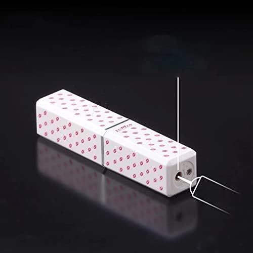 Encendedor de butano para mujeres, creativo lápiz labial, accesorio para fumar butano, encendedor de cigarrillos, recargable, ajustable, de metal,