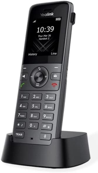Yealink Paquete de teléfono IP W73P de base W70B y teléfono W73H + 1 unidad de teléfono W73H