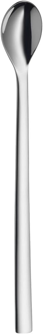 WMF Nuova 1291406046 – Cuchara larga para cóctel, 6 piezas, acero inoxidable