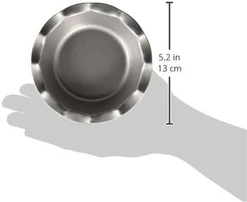 Cuisinart Juego de moldes para tartaletas estriadas de 4 piezas, mini-metal, aleación de acero