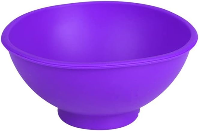 Cuenco pequeño de silicona para adultos y niños, cuencos de silicona multicolores resistentes al calor, cuencos de preparación y servir,