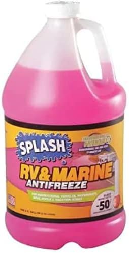 RV & Marine Splash 619526 RVMarine Anticongelante, 6 galones, rosa (RVAnticongelante Marino)