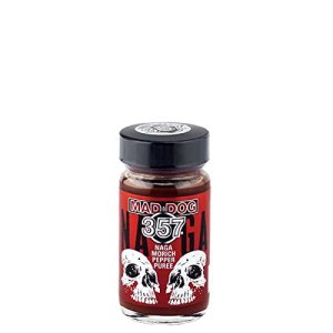 Mad Dog 357 Naga Morich Ghost Pepper Puré de puré – 2 onzas Mad Dog 357 Naga Morich Ghost Pepper Puré de puré – 2 onzas