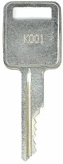 Weather Guard K005 Llave de caja de herramientas de repuesto 2 llaves