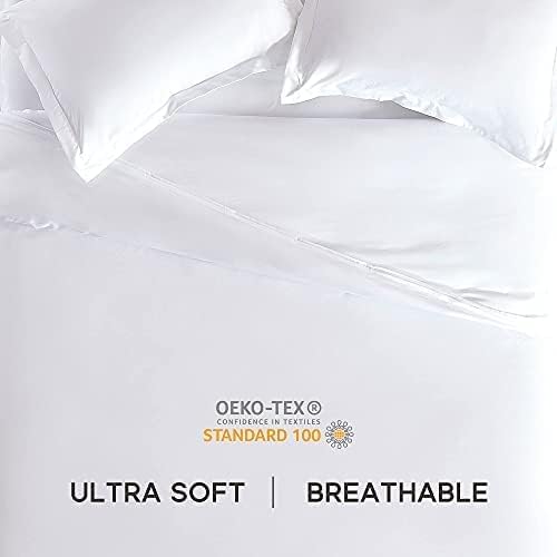 Fundas de almohada de 2 piezas de calidad hotelera de primera calidad, 100% algodón egipcio de 600 hilos, patrón sólido (King  Cal-King elefante