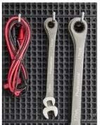 Accesorios para Organizador Genie Pegboards para ampliar espacio de trabajo organizado (ganchos de metal de 2 pulgadas1.969 in – 10 piezas)