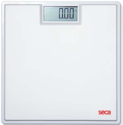Seca 803 Clara – Báscula digital con alfombrilla de goma blanca