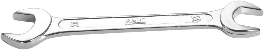 Utoolmart Llave doble de extremo abierto, llave métrica de 8.071 in de longitud, herramienta de reparación de llaves de 0.866 in x 0.945 in, acero