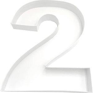 Bandeja con forma de número de cartón de 12 pulgadas, bandeja de cumpleaños de dulces de papel maché (2) Bandeja con forma de número de cartón de 12 pulgadas, bandeja de cumpleaños de dulces de papel maché (2)