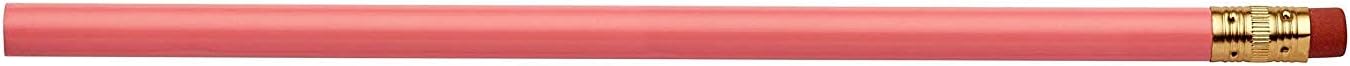 Pencil Guy Lápices redondos en blanco rosa 144 a una caja