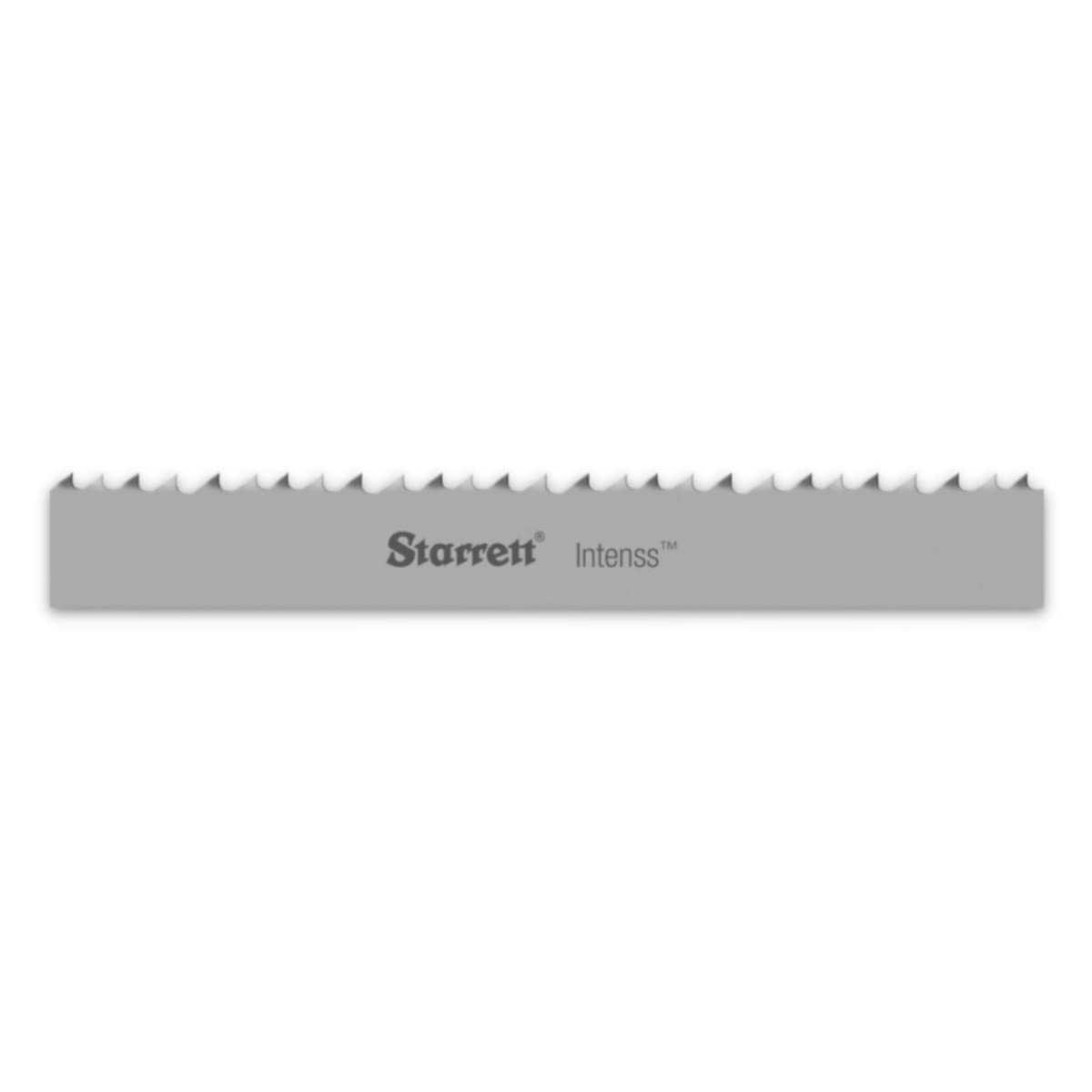 Starrett Intenss hoja para sierra de banda profesional, bimetal, dientes Intenss, juego triscado, ángulo de cara de corte neutral., 1