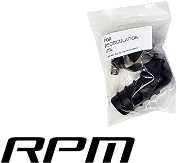 Compatible con RPM SxS  Compatible con Polaris RZR Compatible con Pro XP y Turbo R BLACK Silicone Intake J-Tube 2020-2022