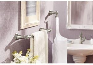 Moen YB8424ORB Weymouth – Toallero individual de 24 pulgadas, 24 pulgadas, bronce aceitado