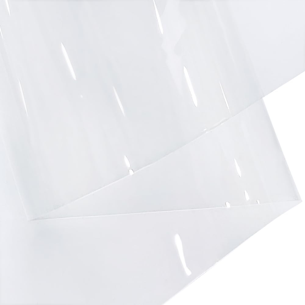 Tela de vinilo TPU transparente de 54 pulgadas de ancho, vinilo transparente impermeable de calibre 12, vinilo transparente multiusos vendido por