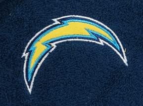 Northwest San DiegoLA Los Angeles Football Chargers – Juego de toallas de baño bordadas de 3 piezas (toalla de mano, toalla de baño y toallita)
