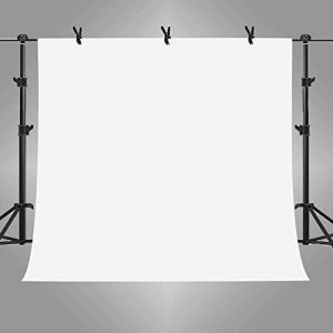 Pantalla de fondo de tela no tejida PURME006 de 10 x 10 pies de fondo de fotografía de vídeo blanco Pantalla de fondo de tela no tejida PURME006 de 10 x 10 pies de fondo de fotografía de vídeo blanco