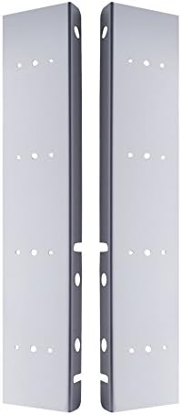 United Pacific 37710 PB SS Soporte de filtro de aire delantero w8X 19 luces reflectoras LED y viseras – LED ámbarlente transparente