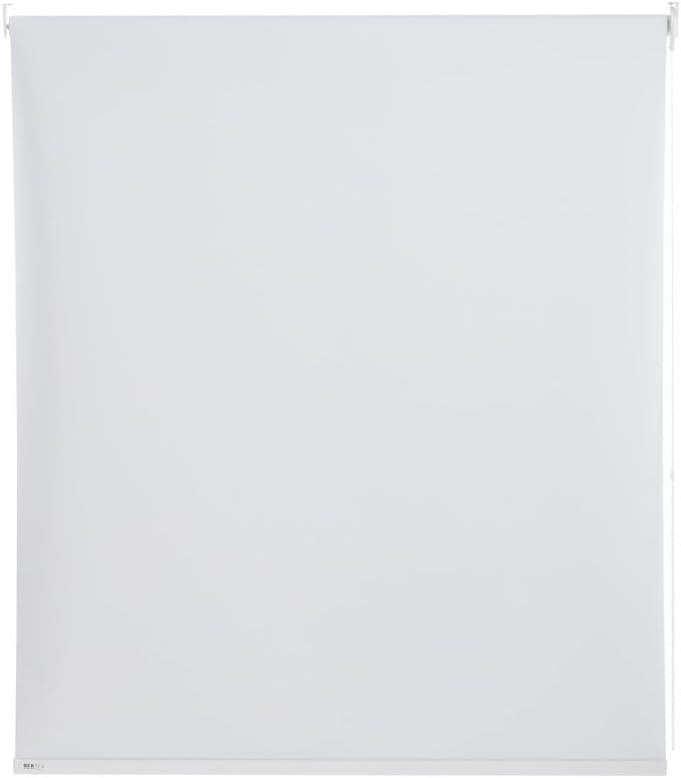 Bertex Persianas enrollables opacas. Tela con aislamiento térmico y protección UV. Fácil de instalar. Elige tu tamaño y color  Compra ahora (blanco)