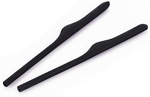 Kit de calcetines de oreja para Oakley Keel Blade OX3122 OX3125 Wingback OX5089 Genérico, 1 par (negro)