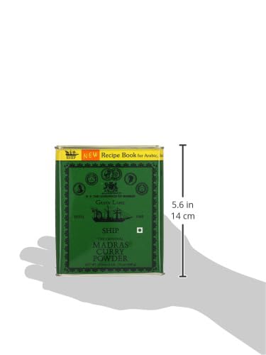 Ship Madras Curry en polvo, 17.64 oz (paquete de 2)