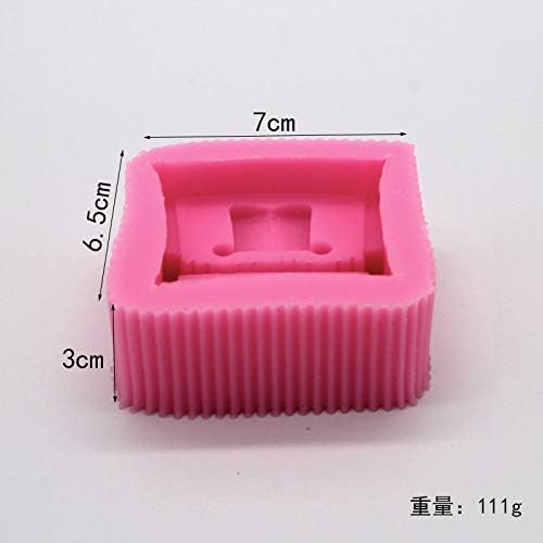 Molde de silicona para fondant de piano 3D, molde de pastel de sofá, molde de jabón DIY, moldes para hornear arcilla de chocolate