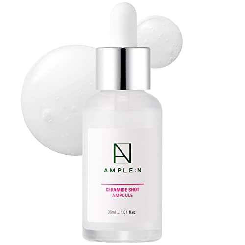 AMPLEN Ceramide Shot Serum  Suero antienvejecimiento e hidratante con ceramida para una hidratación profunda  Para pieles secas y ásperas para