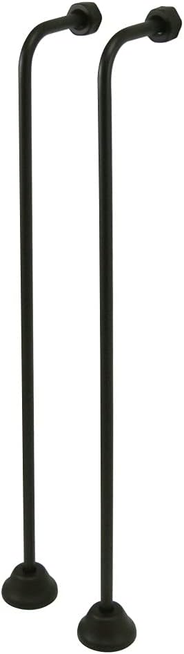Kingston Brass CC465 – Suministro de baño vintage con desplazamiento único, 22 pulgadas de longitud, bronce aceitado