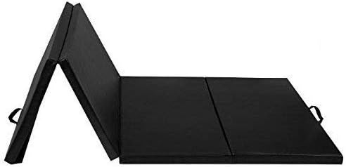 ARLIME – Esterilla de gimnasia plegable de 4 x 10 x 2 pulgadas de grosor, esterilla de ejercicio de triple pliegue, panel de ejercicios de fitness