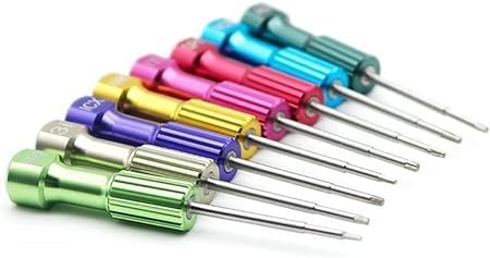 8 unidsset Kit de destornilladores de tornillo de implante herramienta técnica de pilar de plantación con base gris