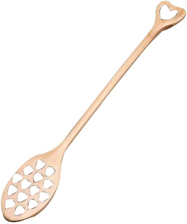 Cuchara mezcladora de madera Cuchara de miel de panal, cuchara de palo de mezcla, cuchara mezcladora de miel, agitador hecho a mano (abeja)
