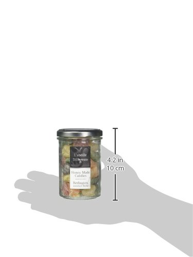 Abeille Diligente – Berlingot French Honey Candies, varios sabores de frutas (frambuesa, menta, naranja, grosella negra, pera), tarro de 6.00 oz