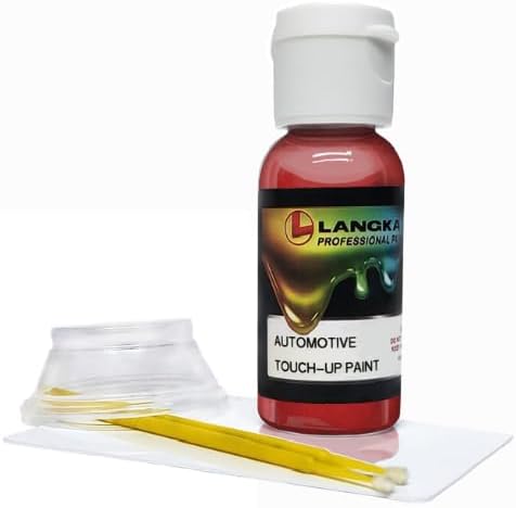 Langka Pintura de retoque de 1 onza compatible con 2024, Ford, Bronco, D4, Lucid Red Pearl Tricoat.
