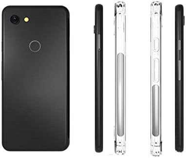 TIYA para Google Pixel 3A caso TPU transparente cuatro esquinas cubierta transparente suave funda